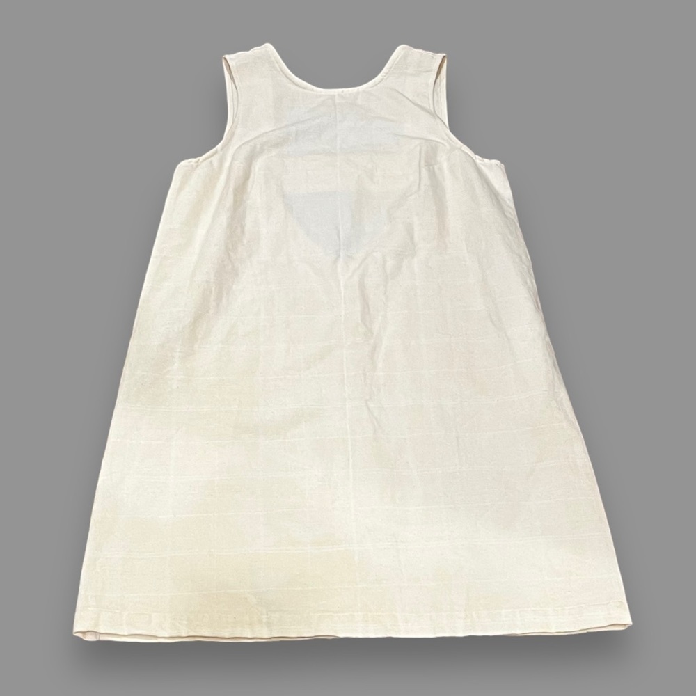 Tribe Alive Shift Dress Sleeveless 100% cotton Cut Out Back Guatemala Medium